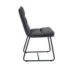 modern fabric pu leather metal dining chair DC-1753