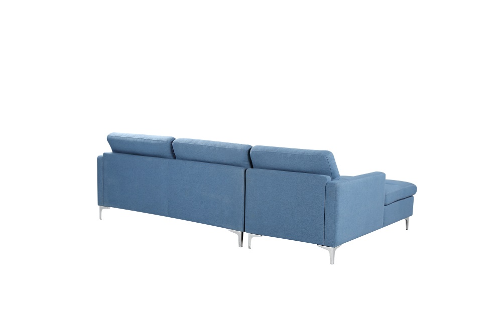 Blue Fabric Sofa