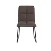 modern fabric pu leather metal dining chair DC-1763
