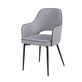 modern fabric leather metal dining chair DC-1770