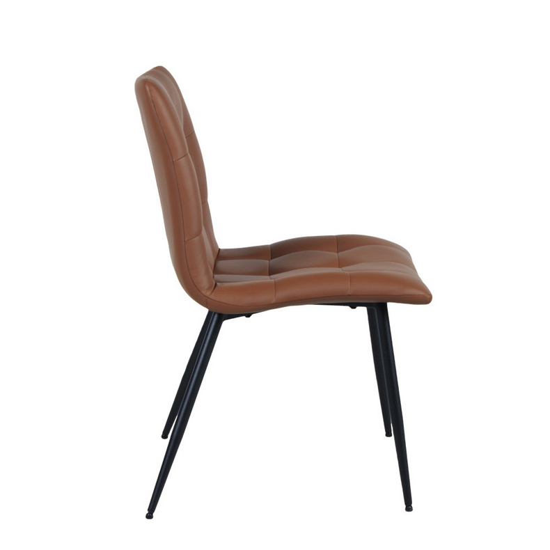 modern pu leather metal dining chair DC-1766