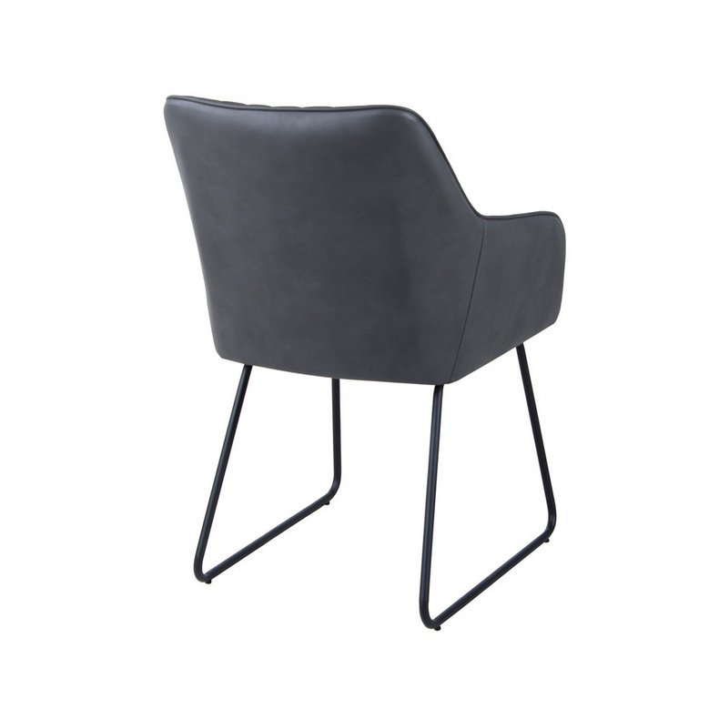 modern fabric pu leather metal dining chair DC-1739