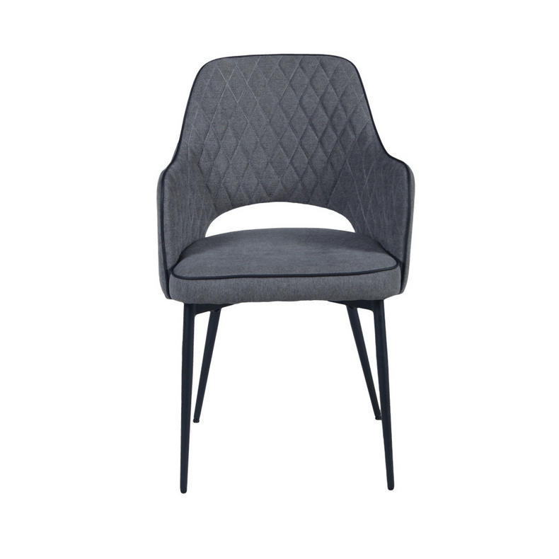 modern fabric leather metal dining chair DC-1770