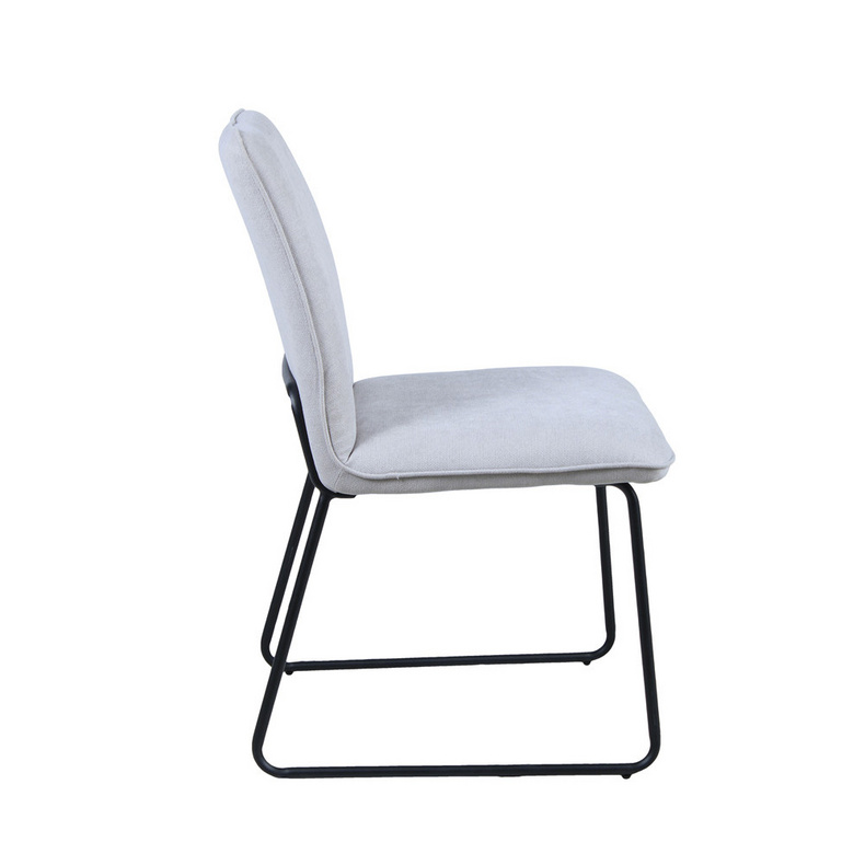 modern fabric pu leather metal dining chair DC-1761