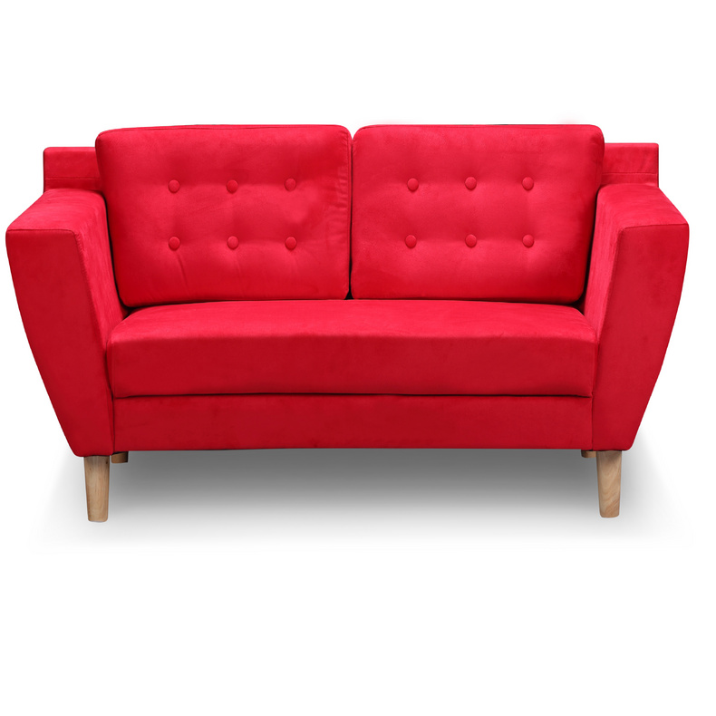 Red Fabric Sofa