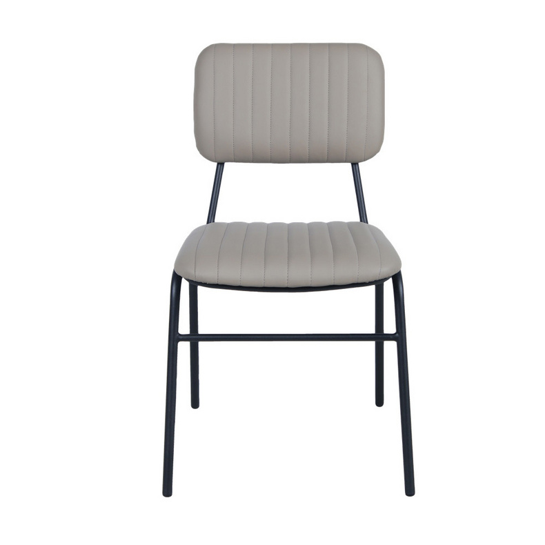 modern pu leather metal dining chair DC-1765