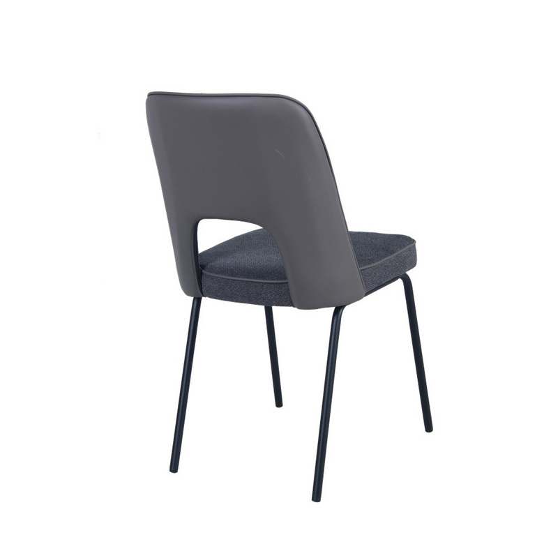 modern fabric leather metal dining chair DC-1768