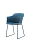China Factory Wholesale Modern Nordic Design Dining Room Furniture Hot Sales Plastic Design Armchair Dining Chair