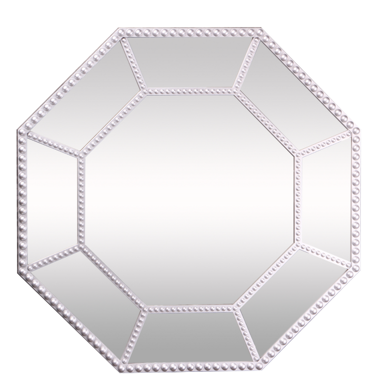 Modern octagon wall mirror, Plastic mirror