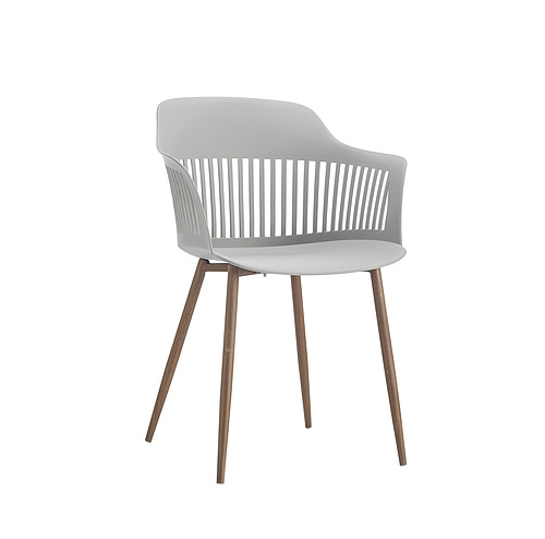 Hot Sale Cheap Price Colorful Modern Design plastic dining chair metal legs chair