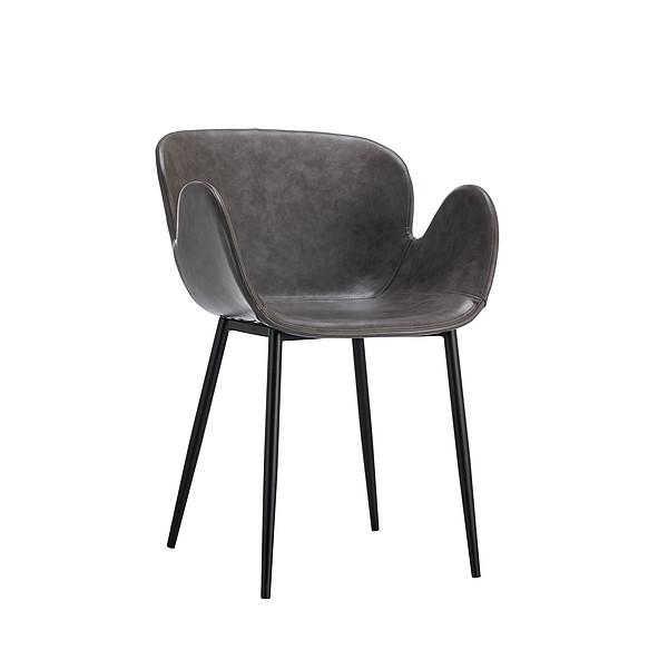 Dining chair plastic comfortable chair cheap restaurant stackable chair with metal legs Dining chair plastic comfortable chai