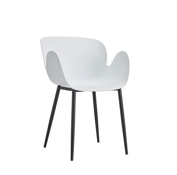 Dining chair plastic comfortable chair cheap restaurant stackable chair with metal legs Dining chair plastic comfortable chai