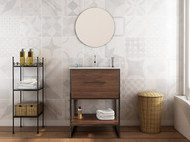 Wholesale European Wooden Ceramic Single Basin Bathroom Vanity MLYJ-12/15/16