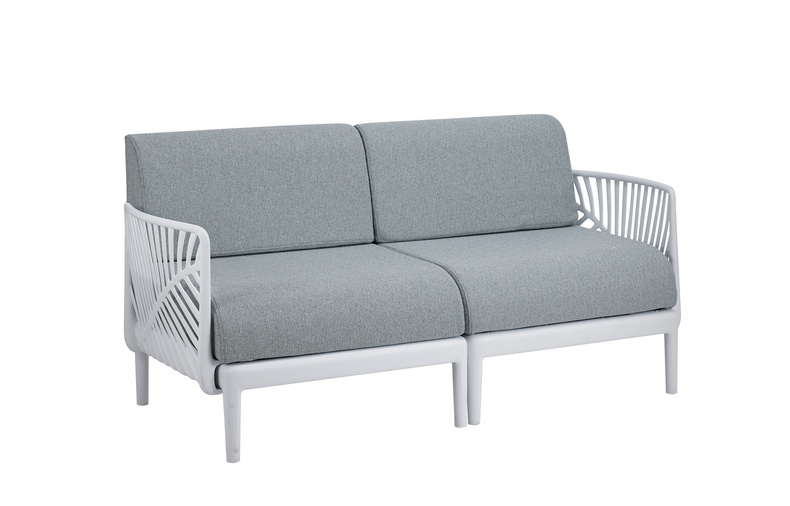 Brand new High Quality Modern Home Furniture Gray soft cushion Metal Legs Living Room Sofas for wholesale