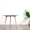 Hot triangle black MDF coffee table