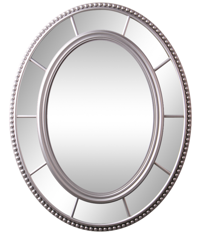 Oval Wall Mirror for Home Decor , Plastic mirror