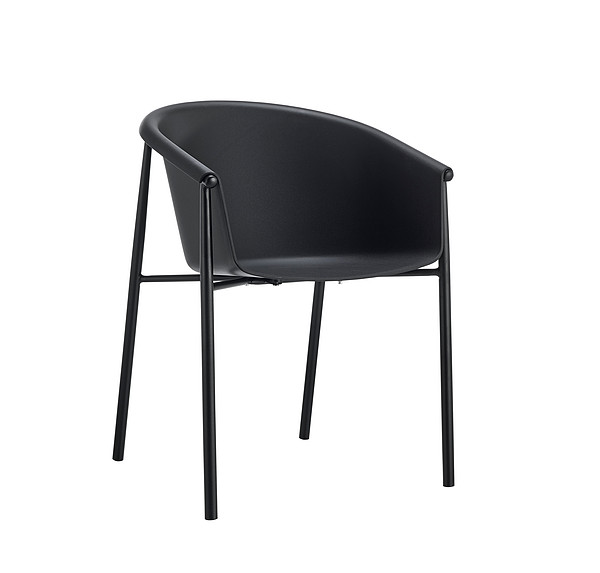 Modern cheap price simple PP white top solid metal leg wholesale plastic dining chair