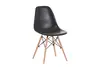 Ebay Popular Eiffel Plastic Dining Chair with wood legs