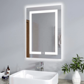 Hilton Hotel Smart Gold Bathroom Mirror with Bluetooth