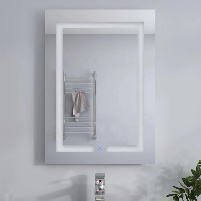 Hilton Hotel Smart Gold Bathroom Mirror with Bluetooth