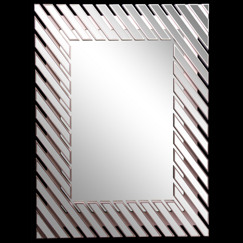 Decorative Rectangle Wall Mirror, Plastic mirror