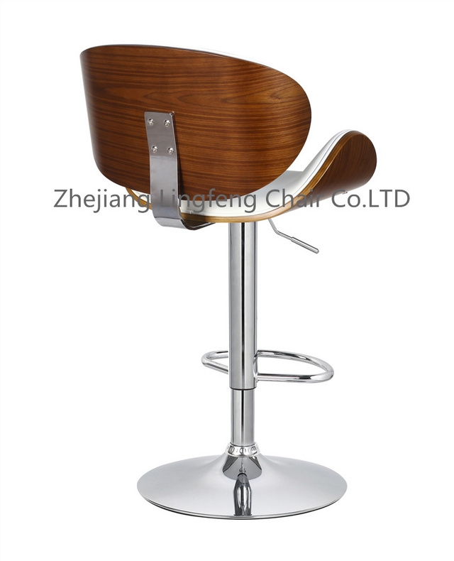 Adjustable Swivel Bar bentwood High Stool chair