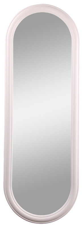 Capsule-Shaped Accent Mirror for Entryway, Living Room, or Bathroom