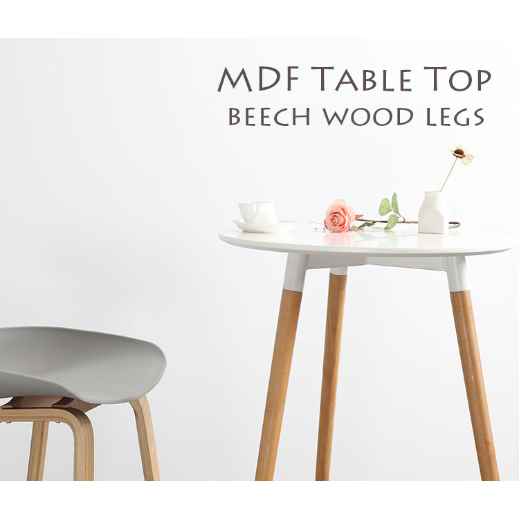 High white nordic home bar table