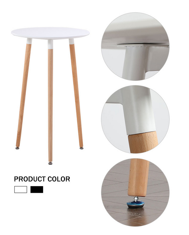 High white nordic home bar table