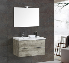 Wholesale Modern MDF Wall Mounted Mirrors Sink Bathroom Vanities MF-1703