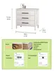 shnahe home products 4 drawer chest SH18075
