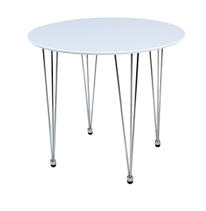 wood metal dining table DT-009