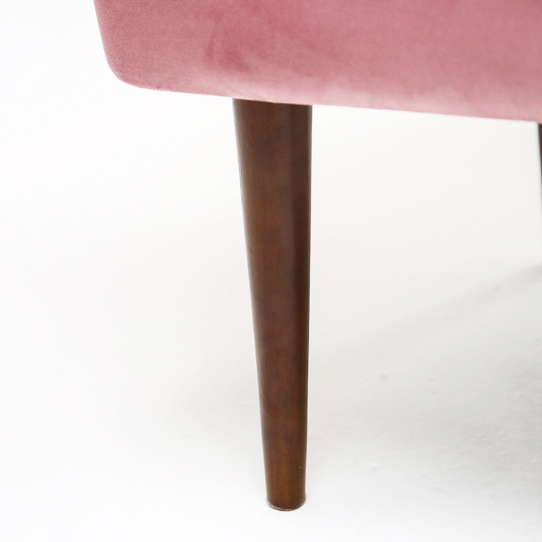 Modern Living Room Furniture Pink Velvet chair single Armchairs Hotel Bedroom Sofa Chair