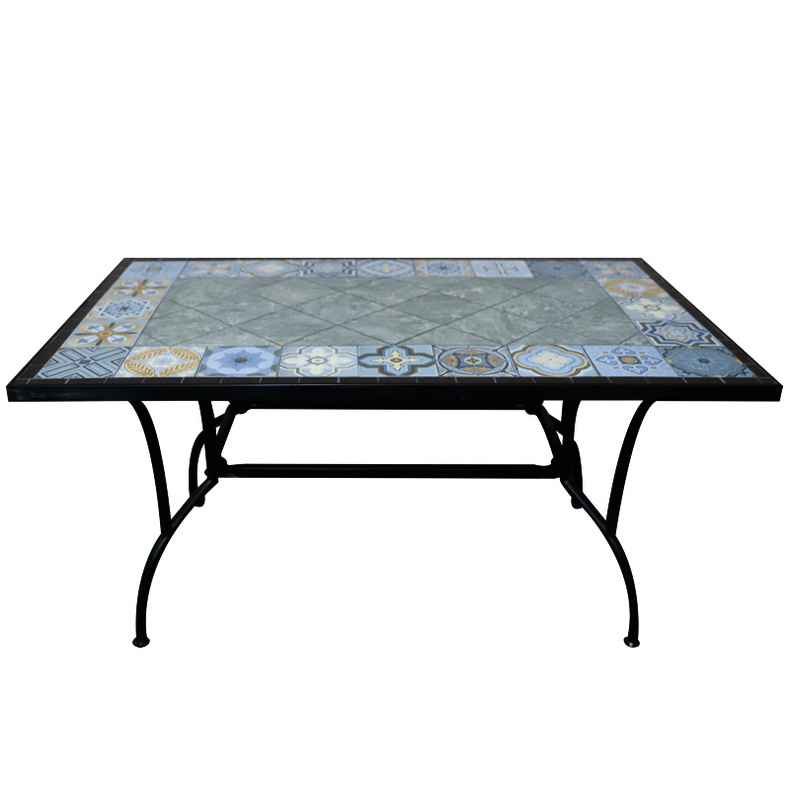 7pcs mosaic table and chair set