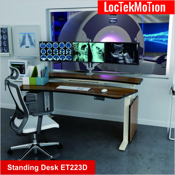 Loctekmotion Standing Desk Frame ET223D(IB)