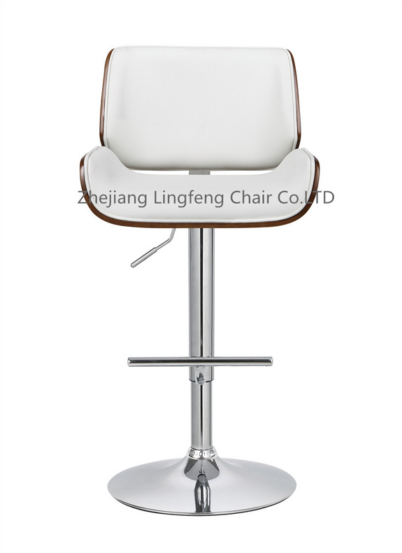 Hot Sale Soft PU Leather Leisure Bar Stools Swivel  High Chair