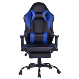 8332 Black&Grey&Blue Gaming Chair