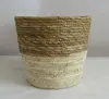 basket woven by rush grass and corn bran