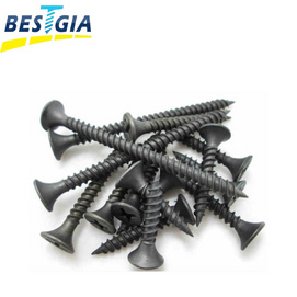 Factory supply inch & Metric c1022a factory price phillips black bugle head drywall screw