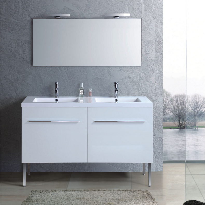 European washroom basin cabinet wall mounted bathroom furniture