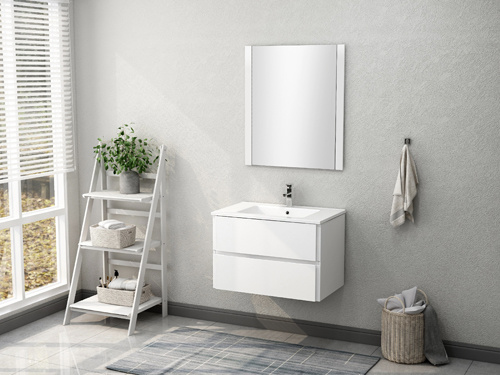 Wholesale Modern MDF Wall Mounted Mirrors Sink Bathroom Vanities MPYJ-39