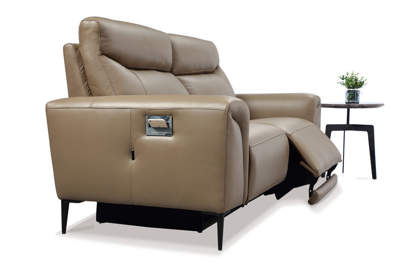 Power Recliner Leather Sofa-6320