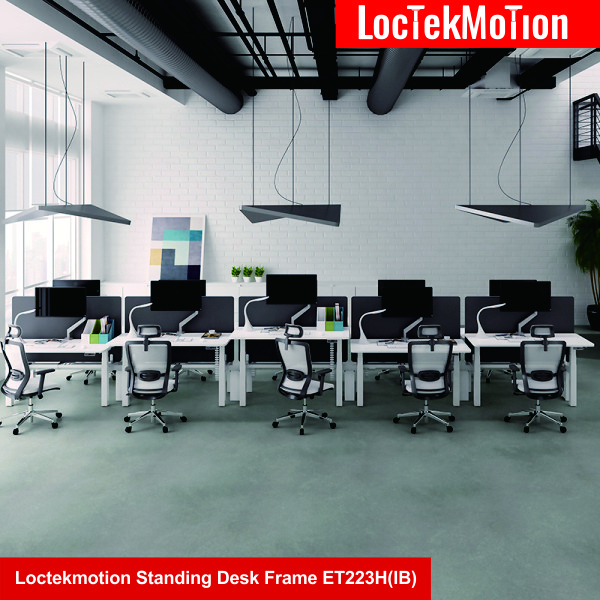 Loctekmotion Standing Desk Frame ET223H(IB)