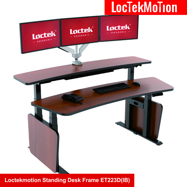 Loctekmotion Standing Desk Frame ET223D(IB)