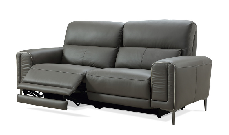 Power Recliner Leather Sofa-6305