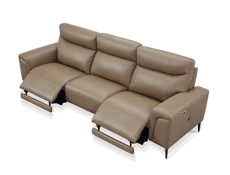 Power Recliner Leather Sofa-6320