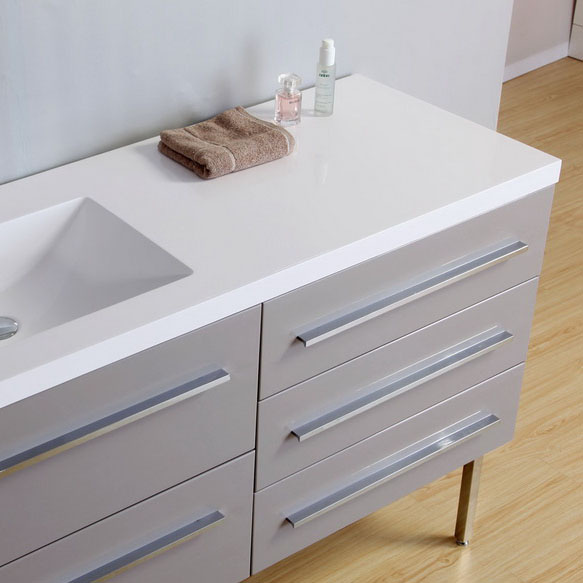 Wholesale free standing modern marble vanity bathroom sink cabinet