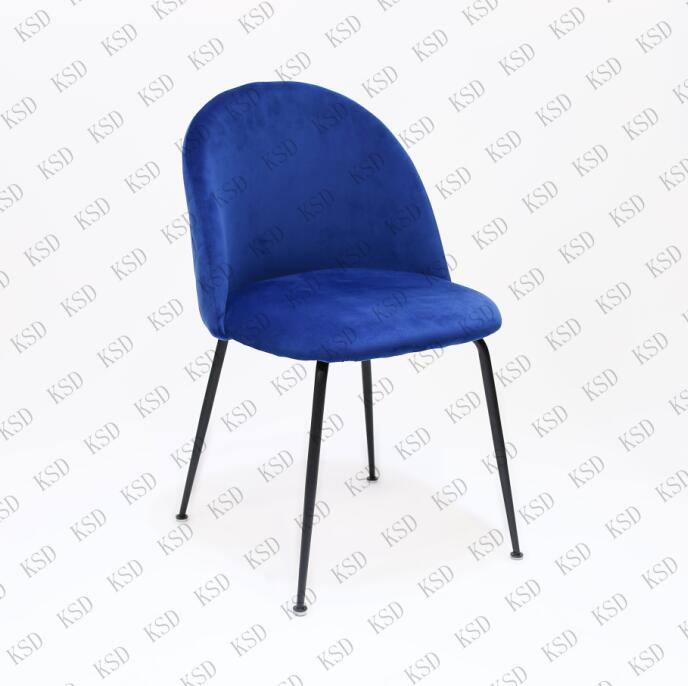 Stylish modern steel dining chair