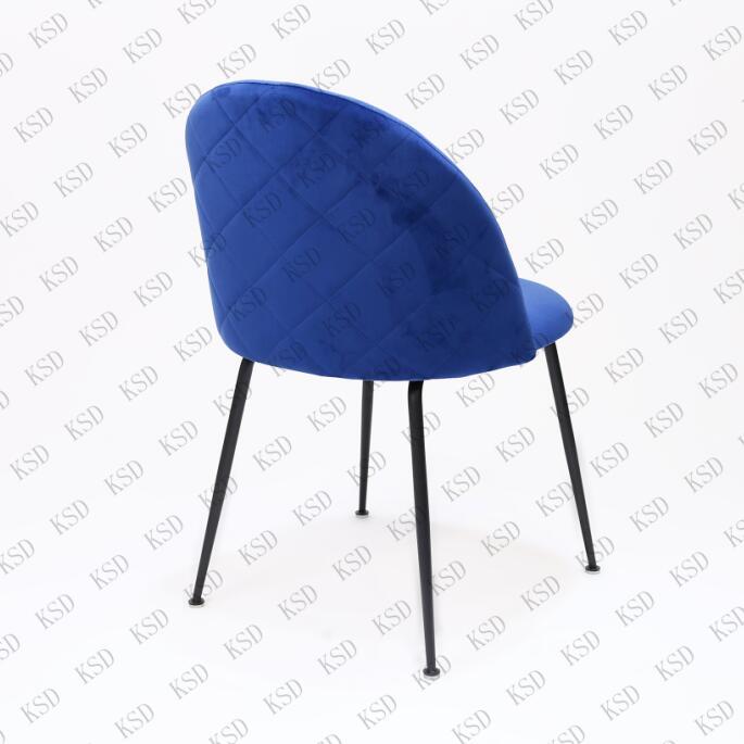 Stylish modern steel dining chair