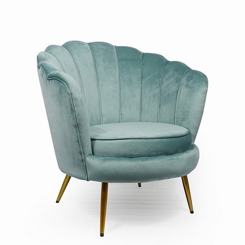 Shell Shaped Chair Modern Velvet Armchair